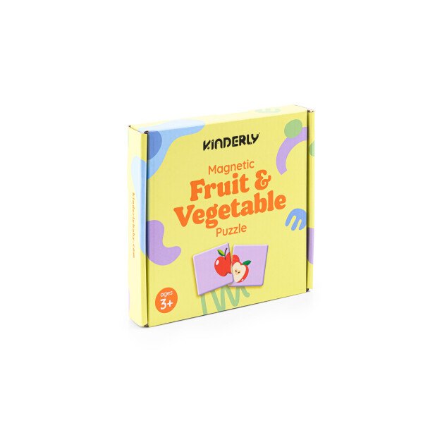 Kinderly Magnetisches Obst- und Gemüsepuzzle (40-teilig)