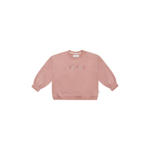 Leevje Sweatshirt Schulkind mit Rüschenärmeln