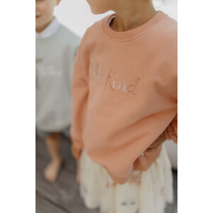 Leevje Sweatshirt Schulkind mit Rüschenärmeln