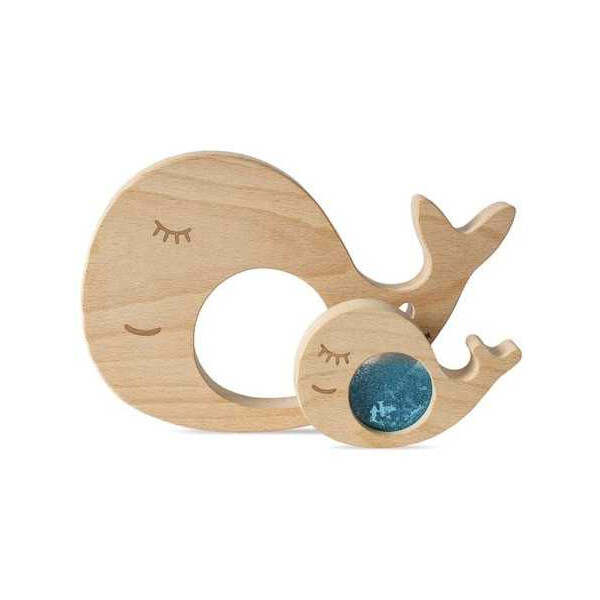 Petit Boum Whale & Baby Sensory Puzzle