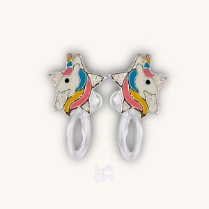 AuMiClipz Ohrclips Einhorn mit Stern