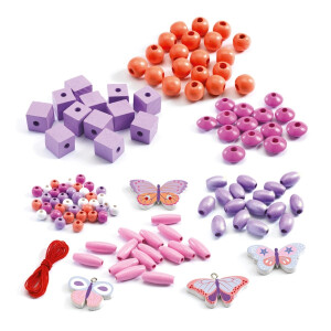 Djeco Schmuck basteln Holzperlen