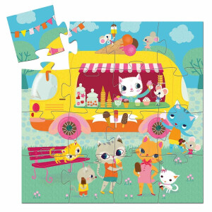 Djeco Puzzle Eiswagen 16 Teile