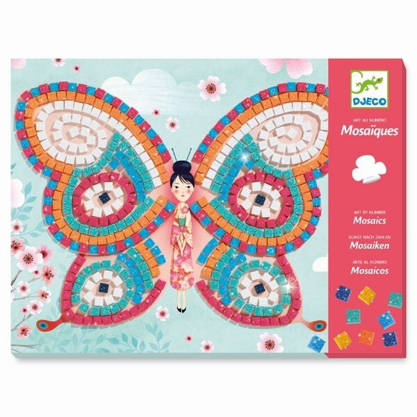 Djeco Mosaike: Glitzer Schmetterlinge