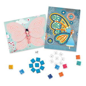 Djeco Mosaike: Glitzer Schmetterlinge