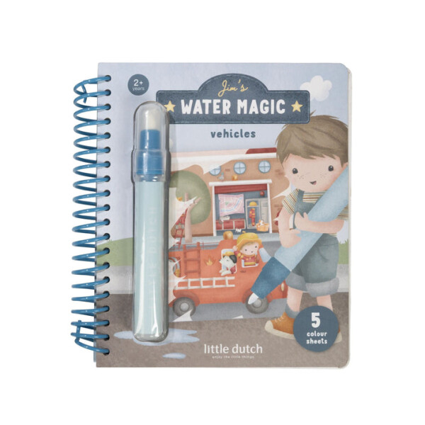 Little Dutch Wassermalbuch - Vehicle