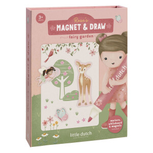 Little Dutch Whiteboard-Malset mit Magneten – Rosa...