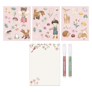 Little Dutch Whiteboard-Malset mit Magneten – Rosa...