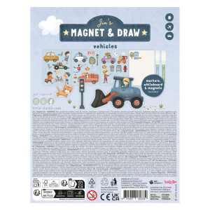 Little Dutch Whiteboard-Malset mit Magneten – Jims...