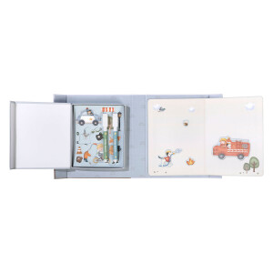 Little Dutch Whiteboard-Malset mit Magneten – Jims Vehicles
