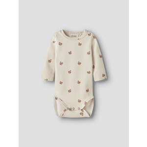 Lil Atelier Langarmbody Squirrel