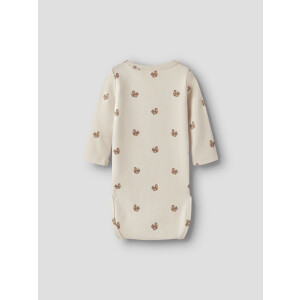 Lil Atelier Langarmbody Squirrel