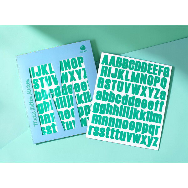 Ava & Yves Buchstaben-Sticker matt