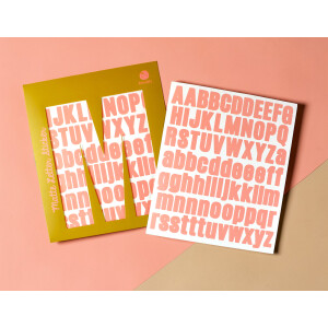 Ava & Yves Buchstaben-Sticker matt
