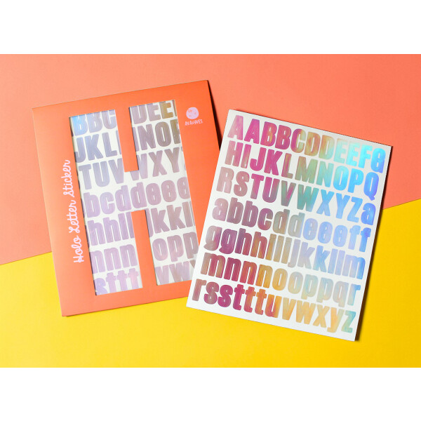Ava & Yves Buchstaben-Sticker Holo