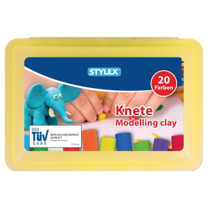 Stylex Knete 20 Stangen in der Kunststoffbox