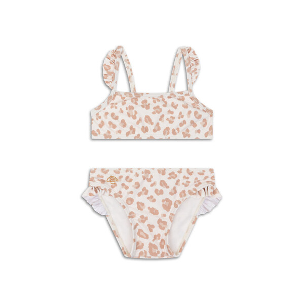 The Essentials Bikini - Beige - Leopard