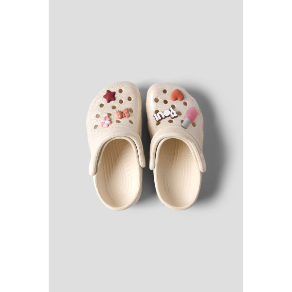 Name it Nknfame Clogs Créme De Pêche Glitter