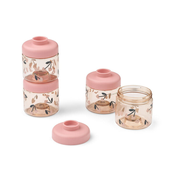 Liewood Snackdosen 4er Set Dominique Cherry Heart