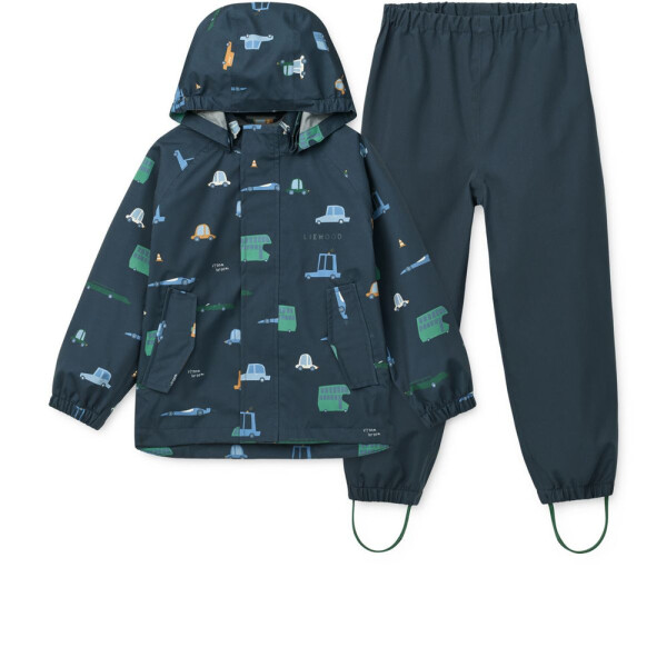 Liewood Pedia Regenbekleidungsset Cars