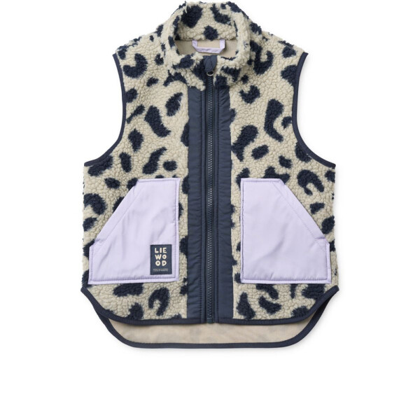 Liewood Noam Teddy Weste Mega Leo Mist