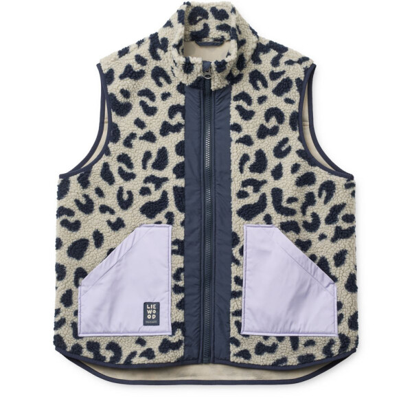 Liewood Teddy-Weste Mama Nilu Mega Leo Mist