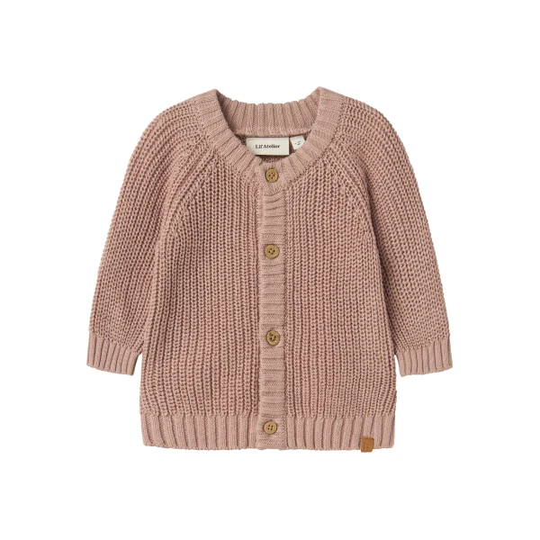 Lil Atelier Strickjacke Misty Rose