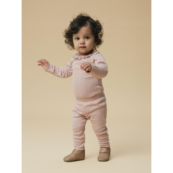Lil Atelier Langarmbody Rüschenkragen