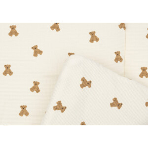 Jollein Krabbeldecke Mini Teddy Bear Little Waffle