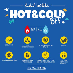 Legami Thermosflasche für Kinder - Penguin - Hot&Cold