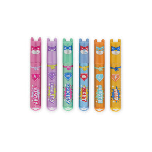 Legami Set mit 6 Mini-Textmarkern - Teddys Superpower