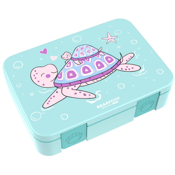 Bearfoot Bento Box M Schildkröte Lunchbox leicht und auslaufsicher