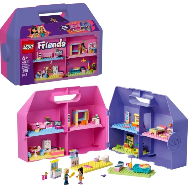 LEGO® Friends 42697 Kreativer Puppenhauskoffer