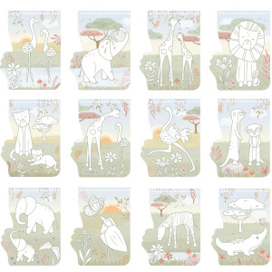 Little Dutch Malbuch Flamingo Safari Friends