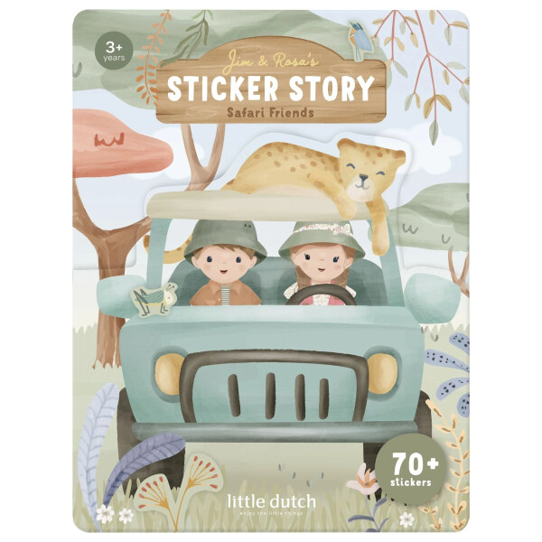Little Dutch Sticker Jim und Rosa - Safari Friends