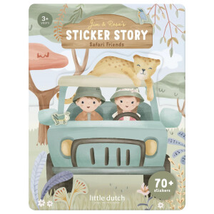 Little Dutch Sticker Jim und Rosa - Safari Friends