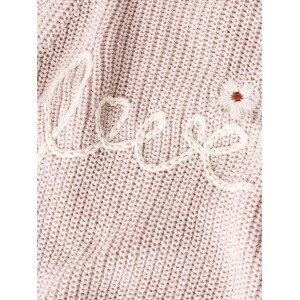 Lil Atelier Strickpullover mit Stickerei Love
