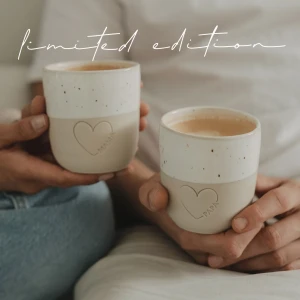 Eulenschnitt Becher großes Herz Papa