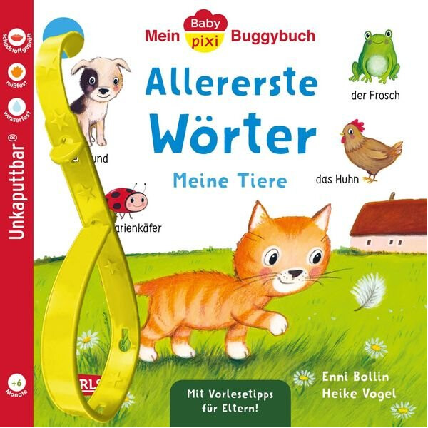 Baby Pixi - Mein Buggybuch - Allererste Wörter: Meine Tiere - Unkaputtbar