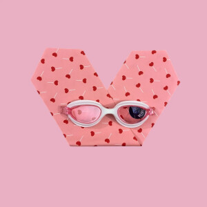 Waterplops Schwimmbrille Plops Lollipop Hearts