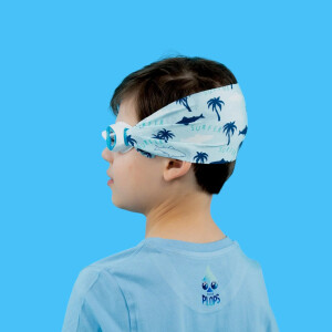 Waterplops Schwimmbrille Plops Sharks Palm Trees