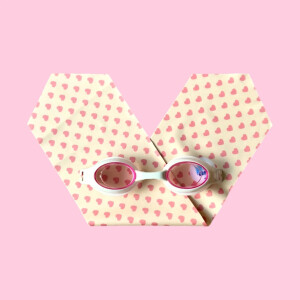 Waterplops Schwimmbrille BabyPlops Hearts