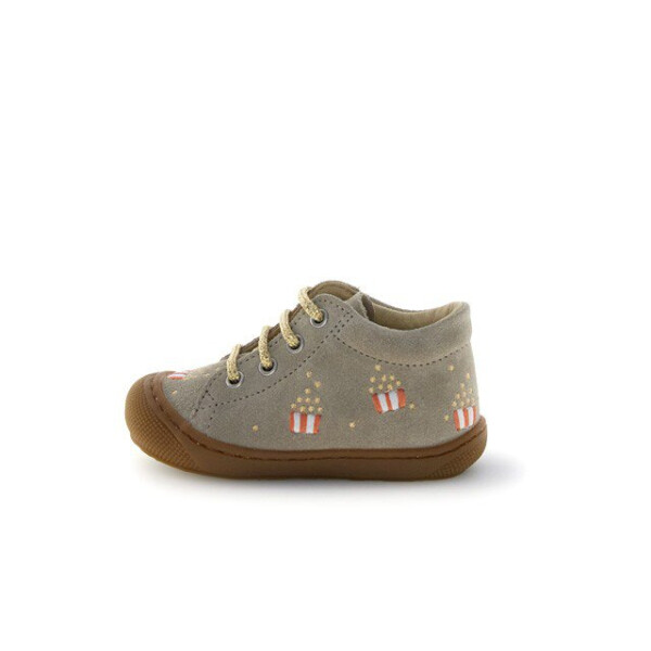 Naturino Lauflernschuh Cocoon Suede Popcorn Schnürer