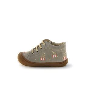 Naturino Lauflernschuh Cocoon Suede Popcorn Schnürer