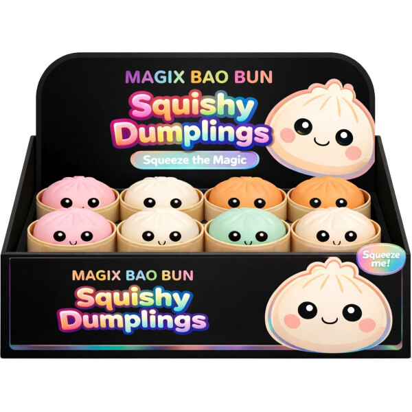 MagiX Bao Bun Squishy Dumplings, 8.5cm
