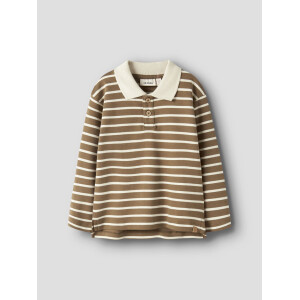 Lil Atelier Polo Langarmshirt Streifen