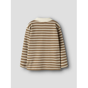 Lil Atelier Polo Langarmshirt Streifen