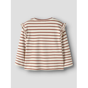 Lil Atelier Langarmshirt Rüschen Streifen