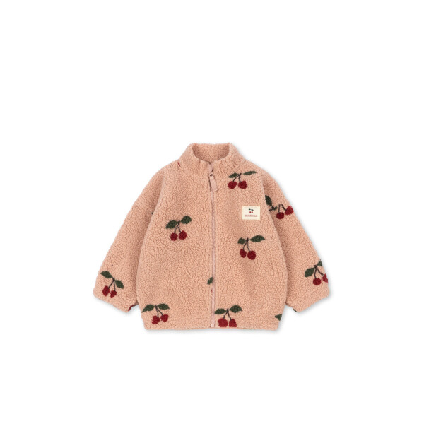 Konges Sløjd Teddyfleecejacke Jody Ma Grande Cerise