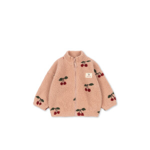 Konges Sløjd Teddyfleecejacke Jody Ma Grande Cerise